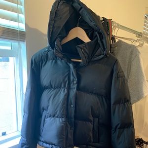 Emory Park Cute Black Puffer Jacket
